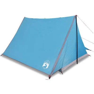 Image de vidaXL Tente de camping 2 personnes bleue imperméable