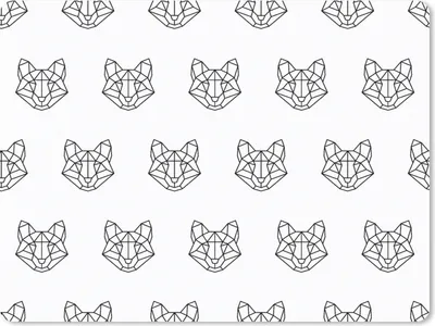 Produktbild von MuchoWow® Mauspad Mousepad Fuchs - Muster - Formen 23x19 cm - Mousepads - Maus Mat - Pad - Mausunterlage - Schreibtischunterlage - Mauspad