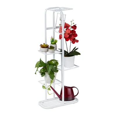 Obrázok produktu pre Kovový stojan na kvety 6 poschodí RD6802 biela