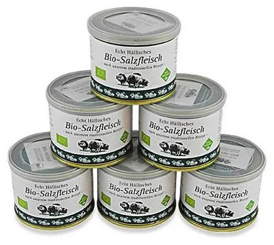 Produktbild von Echt Hällisches -Salzfleisch 6er Pack (6 Dosen à 200 g)