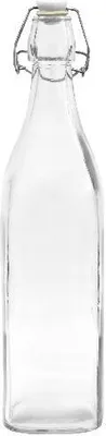 Obrázek produktu pro láhev s pákovým uzávěrem  500ml hranatá skleněná