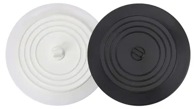 Produktbild von 2 universelle Abflussstopfen für Waschbecken und Spülbecken, Silikon-Abflussstopfen für Dusche und Badewanne, perfekt für Küche und Bad.