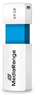 Productafbeelding van MediaRange MR974 USB-stick 2.0 - 64 GB, speciale editie, lichtblauw
