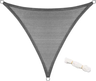 Obrázek produktu pro Prodyšná stínicí plachta, trojúhelníková, 5 x 5 x 7 m, tmavě šedá