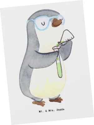 Produktbild von Mr. & Mrs. Panda Postkarte Chemielaborant Herz - Weiß - Geschenk, Grußkarte, Studium, Wissenschaftler, Ansichtskarte, bildkarte, Labor, Experiement, Ansichtskarten