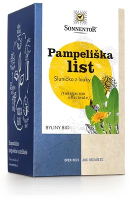 Zdjęcie produktu dla Sonnentor - Liście mniszka lekarskiego, herbata w torebkach, ekologiczna, 18 szt.