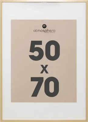 Produktbild von Fotorahmen "manu" goldfarben 50x70cm  - Atmosphera créateur d'intérieur