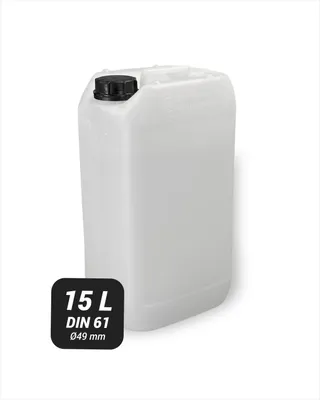 Produktbild von Leerkanister aus HD-PE, DIN 61, natur (15 Liter)