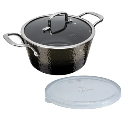 Zdjęcie produktu dla Garnek z tytanową powierzchnią i pokrywką 28cm SHINE BASALT COLLECTION 20653