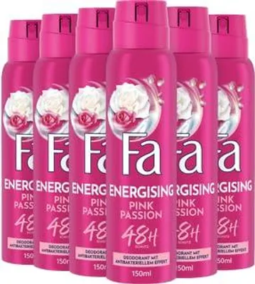 Produktbild von Fa Deo Spray Pink Passion Blumig-frischer Duft (6x150 ml) VPE