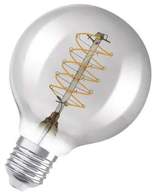 Obrázek produktu pro OSRAM Stmívatelné LED žárovky, Vintage Edition, 30 W náhrada, E27, G80, 1800 Kelvinů, teplé komfortní světlo, čiré sklo, jedno balení