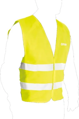 Obrázok produktu pre Skladacia vesta Oxford s vysokou viditeľnosťou, neónovo žltá, S/M