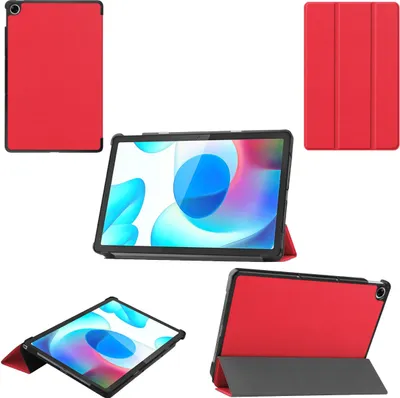 Obrázek produktu pro Pro Oppo Realme Pad 10.4 3folt Wake UP Smart Cover Red Pouzdro na tablet Pouzdro s obalem