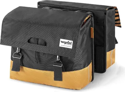 Produktbild von Doppelpacktasche 40 Liter Polyethylen Grau/Gelb