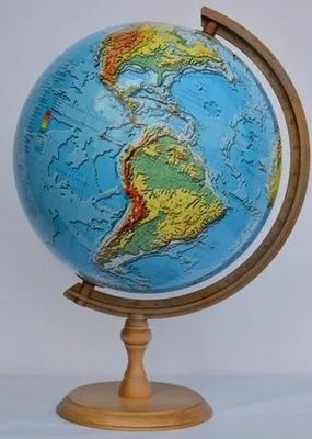 Obrázok produktu pre Globus 320 fizyczny 3d stopka drewniana