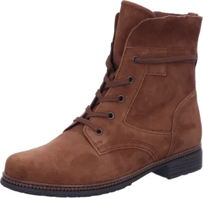 A single brown boot shown against a white background.