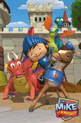 Imagen del producto de Mike el Caballero - Mike y sus amigos - 61x91,5 cm - Póster