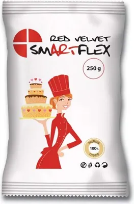 Produktbild von SmartFlex Fondant Rot Velvet 250g