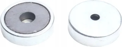 Produktbild von Ferrit Magnet Magnethalter 25x7 für zylindrischen Schraubenkopf 100 Stück, Extrem stark, Magnettafeln, Kühlschränke, Whiteboards, DIY