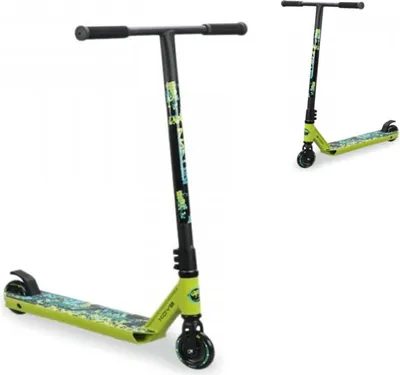 Obrázok produktu pre Byox detská kolobežka LeguanPolyuretánkolieska ABEC-9 ložiská TPR rukoväte hliník max. 100 kg zelená