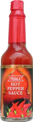 Produktbild von Mida's Scharfe Pfeffersauce rot