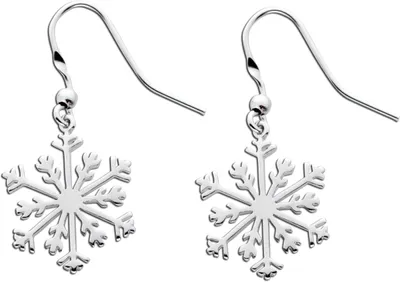 Produktbild von Ohrhänger Silber 925 Schneeflocke