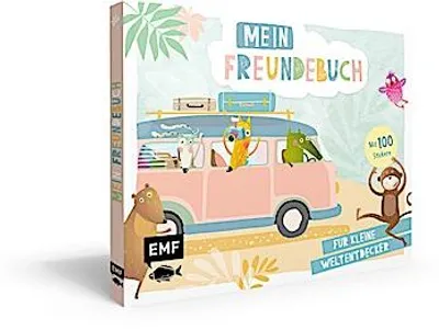 Immagine prodotto di Mein Freundebuch - Mit über 100 Stickern für kleine Weltentdecker