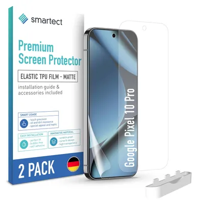 Produktbild von 2x TPU Schutzfolie Matt Google Pixel 10 Pro Displayschutz Panzerfolie Folie
