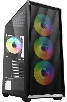 Produktbild von VK4 ARGB (schwarz, Tempered Glass)