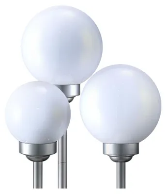 Produktbild von 3er Set LED Solarleuchten für den Außenbereich