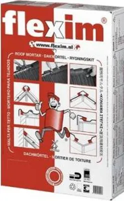 Produktbild von Flexim Dachmörtel 500 x 100 x 35 mm BWK - Packung mit 10 Plättchen - dunkelbraun - 1000004371