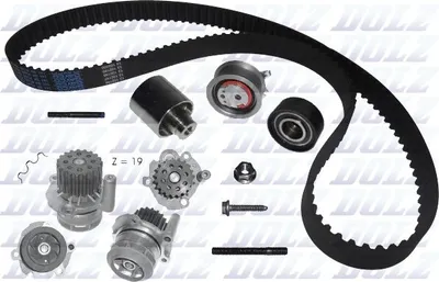 Produktbild von DOLZ KD048 Zahnriemensatz + Wasserpumpe für VW Golf V Schrägheck (1K1) TOURAN (1T1, 1T2) Passat Variant (3C5) GOLF PLUS (5M1, 521) für AUDI