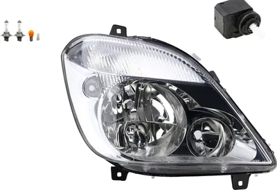 Produktbild von Johns, Scheinwerfer passend für Mercedes Sprinter 906 06-13 Rechts Leucht. + Stellmotor 9068200261 A9068200261 8292001 1K6941295 0008292001 09185792 1