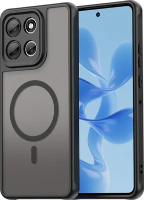 Produktbild von Magsafe Handyhülle für Motorola Moto G86 Matt Case Schutzhülle Kratzfest Magnet Hülle Moto G86 Schwarz
