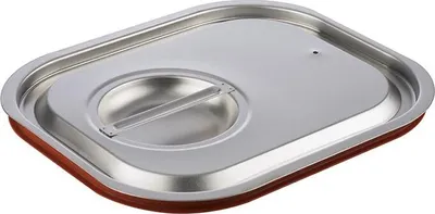 Immagine prodotto di APS GN-Behälter / -deckel aus Edelstahl GN 1/2 Transport-Steck-Deckel  80024