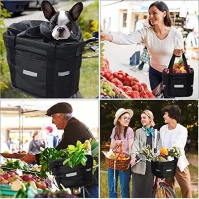 Produktbild von Famanu Fahrradkorb für Hunde - Sicheres und komfortables Design für kleine Haustiere