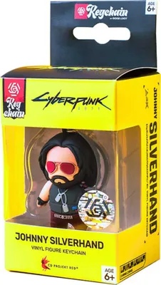 Produktbild von Brelok 3D Cyberpunk 2077 Johnny Silverhand Keychain