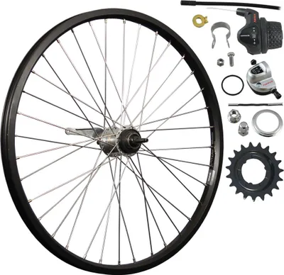 Produktbild von Laufrad 26 Zoll Hinterrad Ryde Andra 40 Shimano Nexus 3 Gang Nabenschaltung RBN schwarz