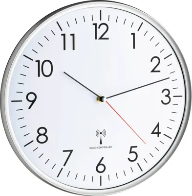 Produktbild von Analoge Funk-Wanduhr mit Sekundenzeiger 60.3514 TFA Dostmann