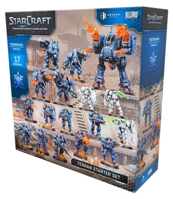 Zdjęcie produktu dla StarCraft Zestaw startowy Terran - 17 miniaturowych figurek