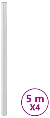Obrázok produktu pre vidaXL Nábytkové fólie samolepiace strieborné 90x500 cm PET