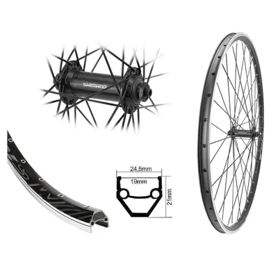 Produktbild von Vorderrad 28 / 29 Zoll Hohlkammer V-Brake Shimano TX500 schwarz 19-622 Laufrad