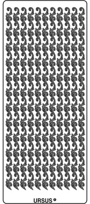 Produktbild von Hologramm-Kreativsticker 10x23cm Motiv 49 VE=5 Stück gold