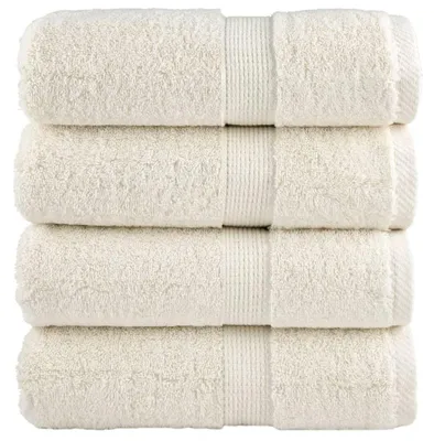 Produktbild von Set mit 4 Waschlappen aus Creme, 30x30 cm, 600 g/m²