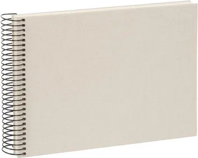 Zdjęcie produktu dla Fotoksiążka z płótna, 24 x 17 cm, 40 białych stron, album na zdjęcia i wkładki fotograficzne, szary