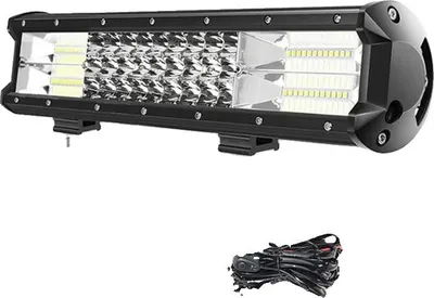 Immagine prodotto di Striscia luminosa a LED, a 3 file, a fascio combinato, 216W con cablaggio