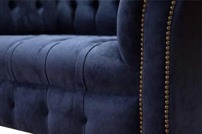 Produktbild von Chesterfield Sofa 1,5 Sitzer Designer Couchen Couch Stoff Polster Textil
