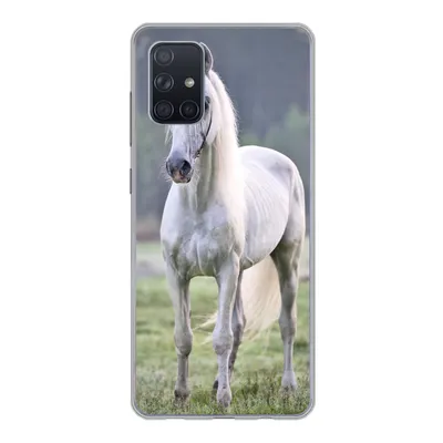 Produktbild von MuchoWow® Handyhülle Schutzhülle Hülle für Samsung Galaxy A51 Pferd - Licht - Morgen Silikon Softcase Handy Hülle - Schutzabdeckung