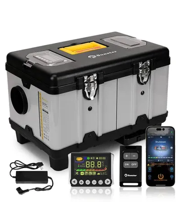 Productafbeelding van Dieselverwarmer - Elektrische Kachel - Gereedschapskistvormige Dieselluchtverwarmer - 8KW