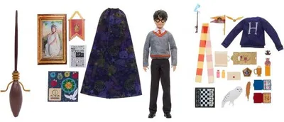 Image de Calendrier de l'avent harry potter gryffondor : 1 poupée mannequin - 24 surprises - mattel - hnd80